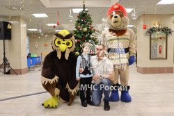 Новогодний детский праздник прошел в Академии